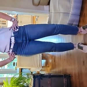 Madewell High rise slim crop boyjean